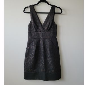BCBG Black-Brown Cocktail Dress - Size 0